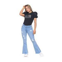 TRUCCOS JEANS - Jean flare dama truccos jeans