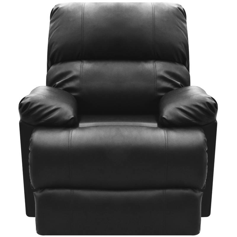 RELAX HOME - Silla Reclinable 1 puesto Cuerina Mecánica Relax 90 X 105 X 90 cm Negro Relax Home