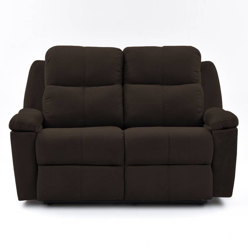 RELAX HOME - Sofá Reclinable Moderno Microfibra 2 Puestos Marsella 150 x 100 x 80 cm Relax Home - Mueble