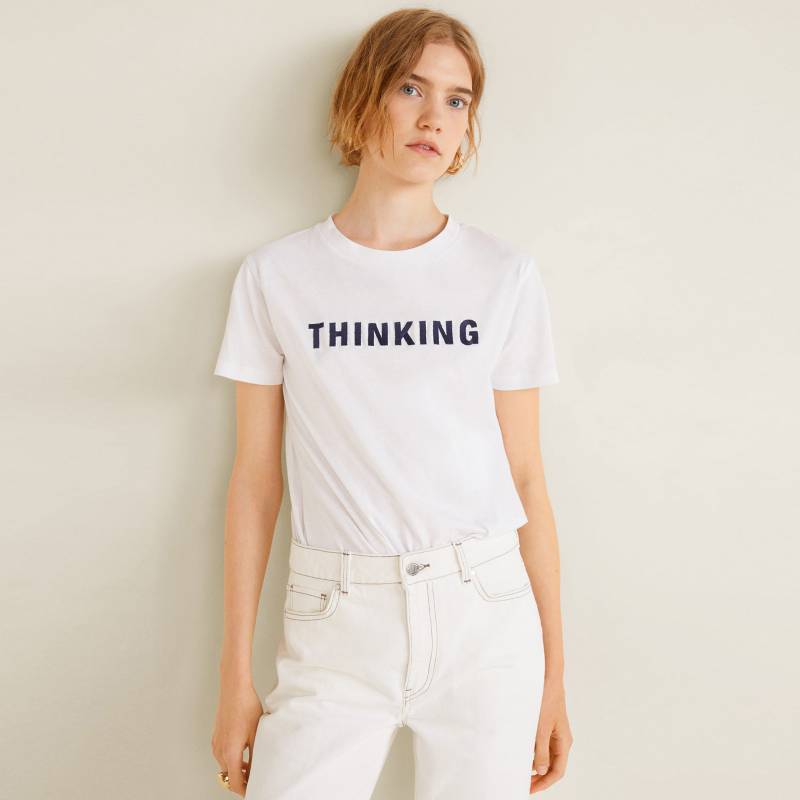 MANGO - Camiseta Think