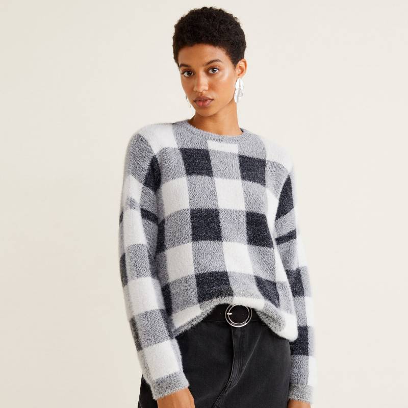 MANGO - Sweater Jersey Damero
