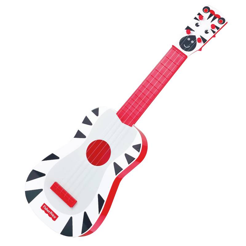 FISHER PRICE - Juguete Guitarra Musical Zebra Roja