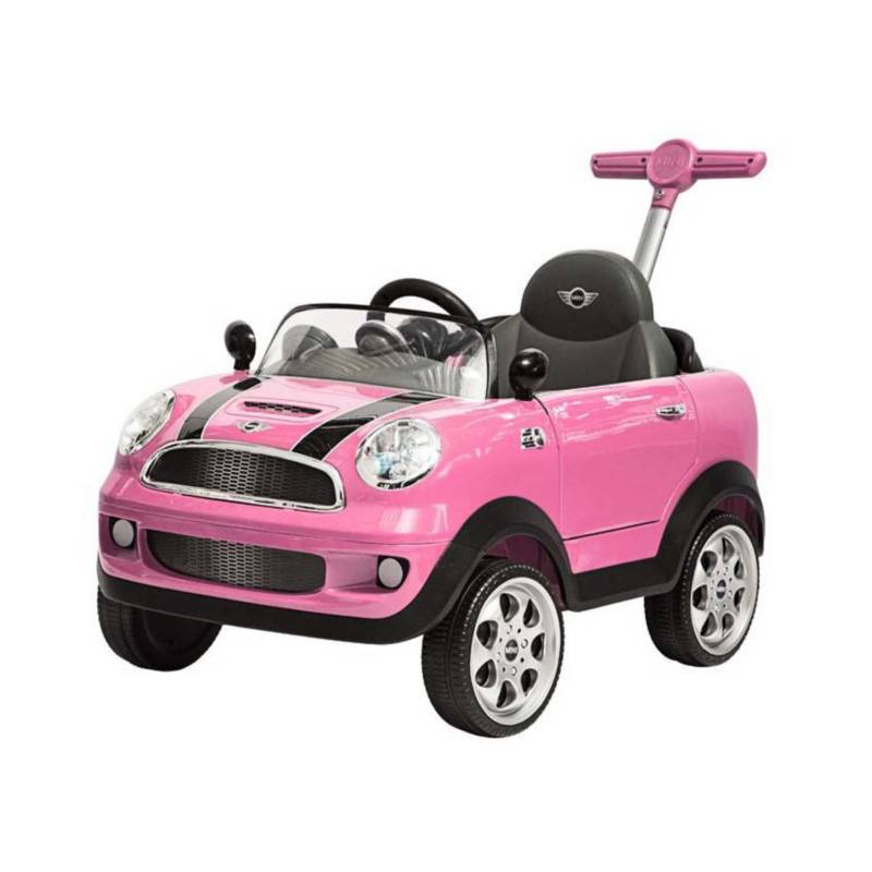 PRINSEL - Carro Montable para Niñas Push Car Minicooper Pink