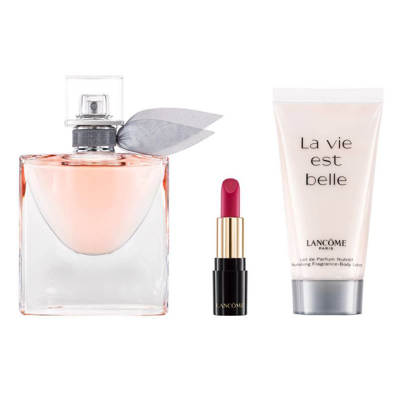 LANCOME - Set Perfume Lancome La Vie Est Belle Mujer 50 Ml + Body Lotion + Labial