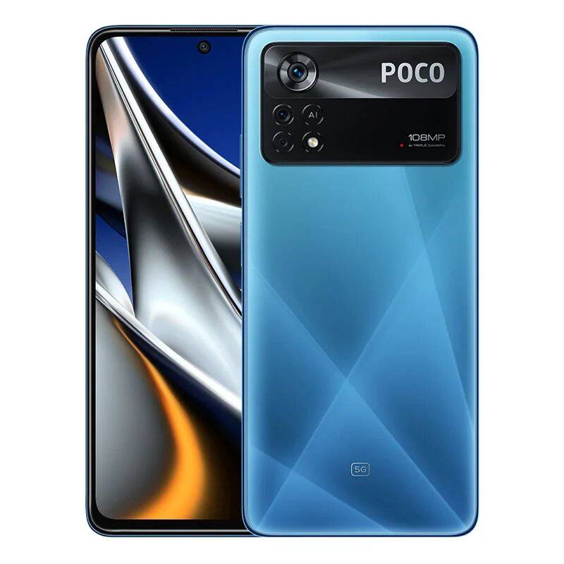 Celular Poco X4 Pro 128gb 8ram Azul Xiaomi 6893