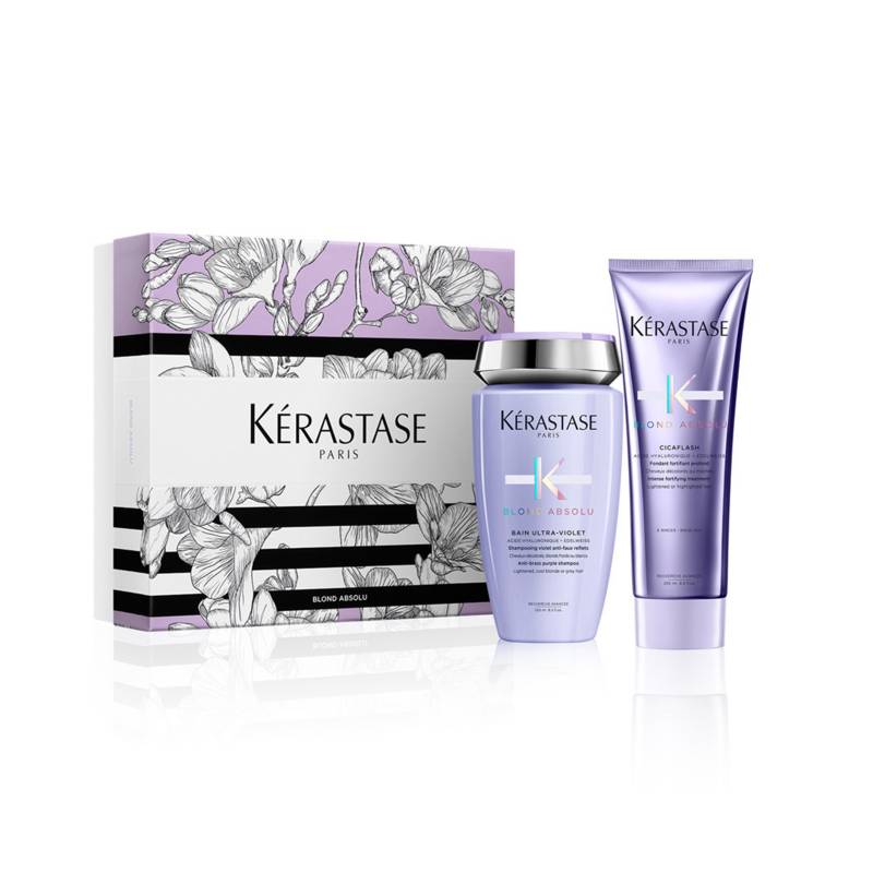Kerastase - Set de Tratamiento Capilar Blond Absolu Cuidado Rubios Kerastase Shampoo 250 ml + Acondicionador 250 ml