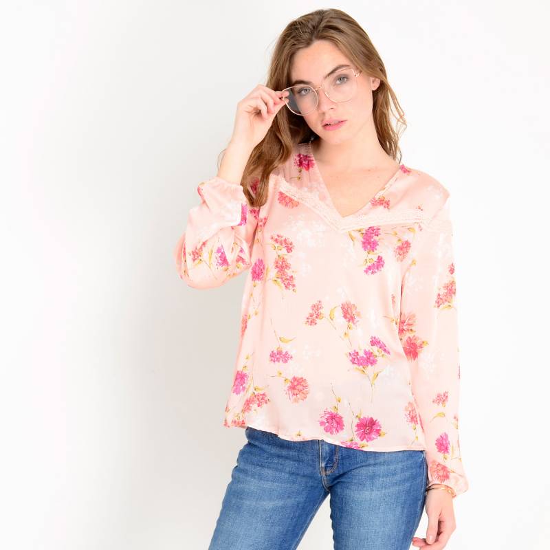Naf Naf XENC14 Rosa - Envío gratis   ! - textil blusas Mujer  47,91 €