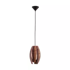 EGLO - Lámpara de Techo Eglo Decorativa Moderna Colgante Mongu Rattán 110 x 19 cm