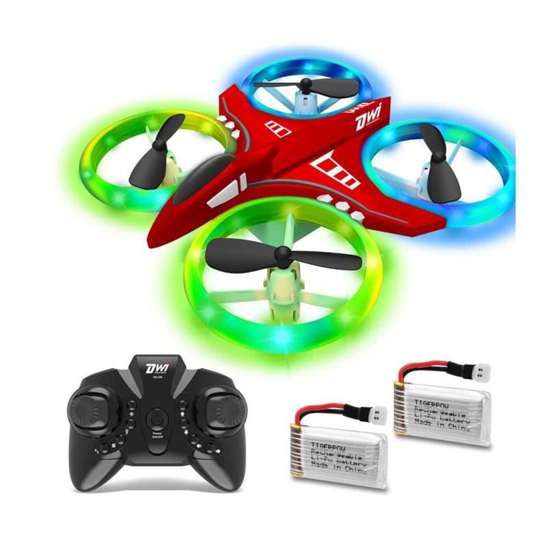 GENERICO - Drone Mini para Niños Dwi Luces Led 4.9"