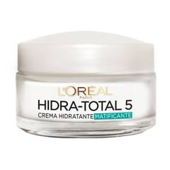 LOREAL DERMO EXPERTISE - Hidratante Facial Hidra Total 5 Matificante Loreal Dermo Expertise para Piel Normal 50 ml