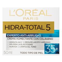 LOREAL DERMO EXPERTISE - Crema Humectante Experto Antiarrugas Hidra total +35 Loreal Dermo Expertise 50 ml