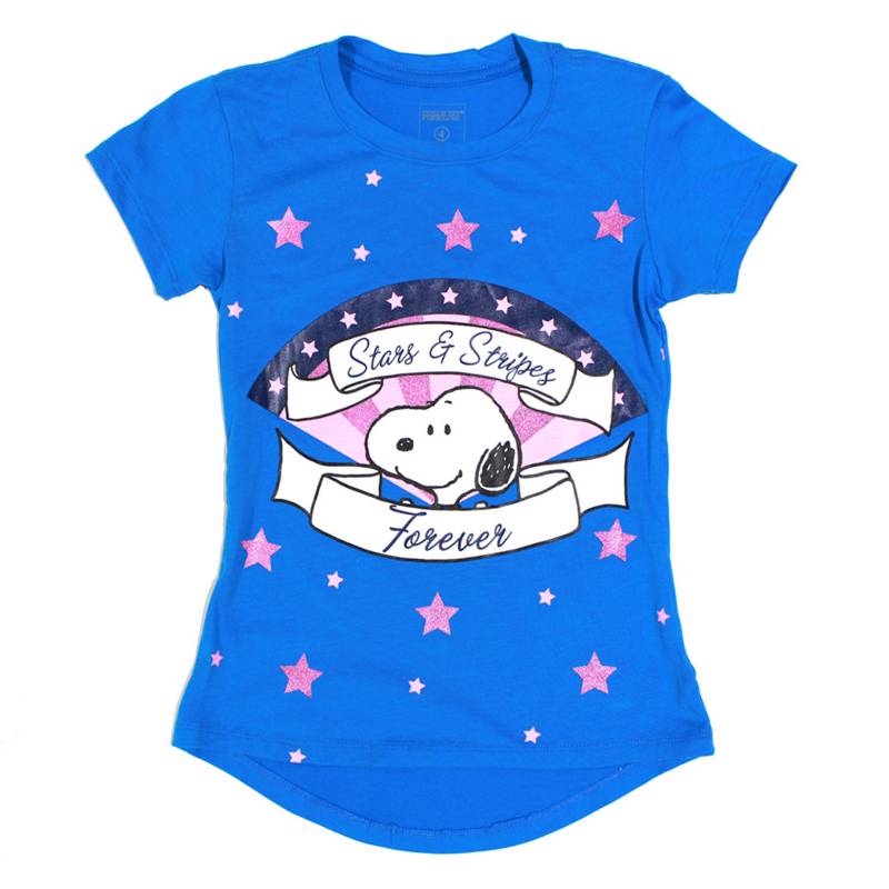 SNOOPY - Camiseta Bebé Niña Algodón Snoopy