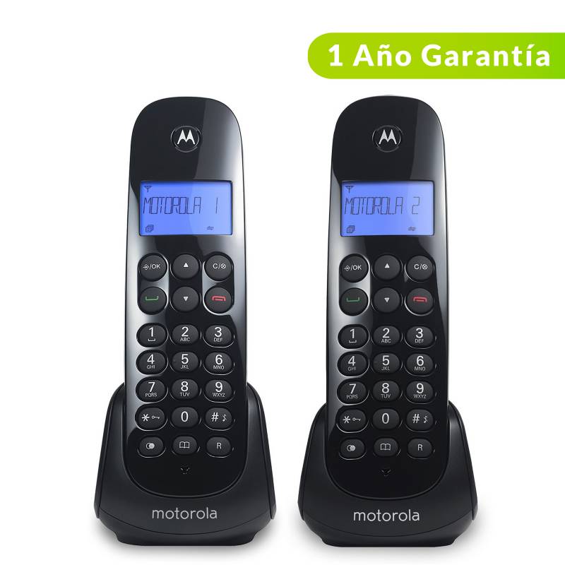 Teléfono Inalámbrico Digital DUO Motorola M700-2 – INFINITO