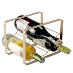 REJIPLAS - Organizador de Vino Acero 24.4 x 16.8 cm