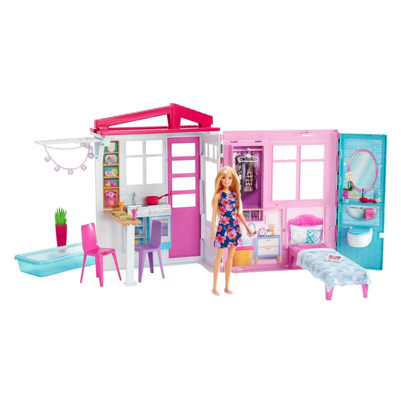 Barbie - Barbie Casa Glam Con Muñeca