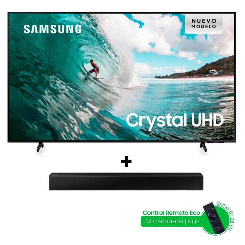 SAMSUNG - Combo Samsung 43 pulgadas LED 4K Ultra HD Smart TV + Barra de Sonido HW-T400 ZL