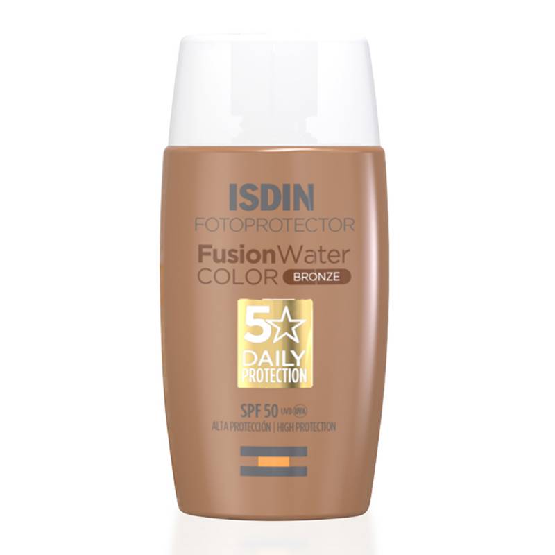 Bloqueador Solar Fusion Water Color Bronze Isdin para Todo tipo de piel 50  ml ISDIN