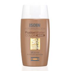 ISDIN - Bloqueador Solar Fusion Water Color Bronze Isdin para Todo tipo de piel 50 ml