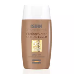 ISDIN - Bloqueador Solar Fusion Water Color Bronze Isdin para Todo tipo de piel 50 ml