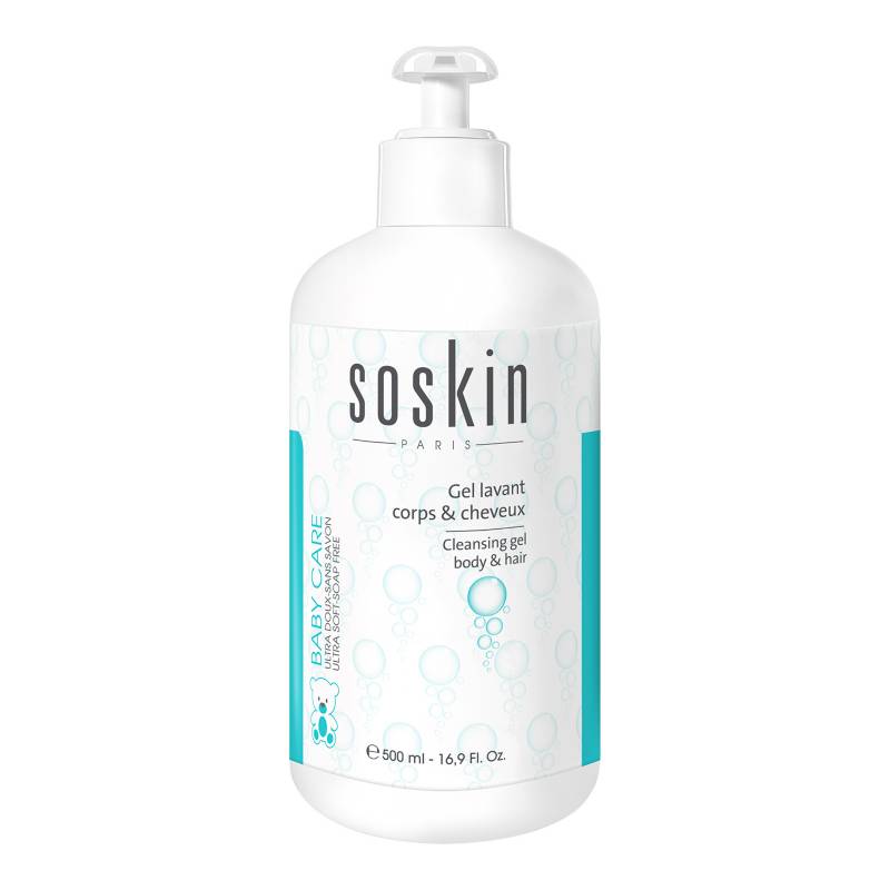 SOSKIN - Aceite para bebé - Cleansing Gel Body - Hair