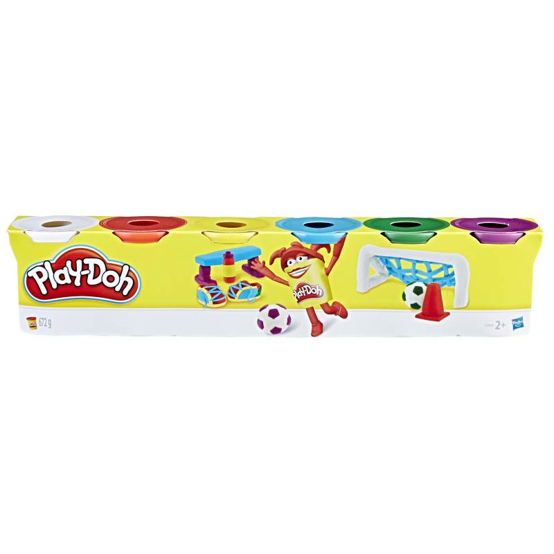 PLAY DOH - Play-Doh Empaque 4+2 Colores Primarios (Promo)