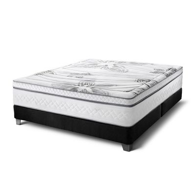 Colchón con Base Cama cama Doble Firme Ortopédico Resortado con Pillow Art 4 140 x 190 cm Colchones Rosen
