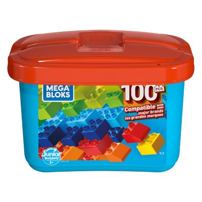 Caja De Construcción Mini Mega Bloks 100 Piezas Gjd21