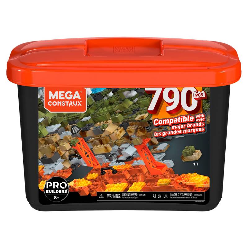 Mega Construx - Mega Caja De Construcción Pro De 790 Piezas