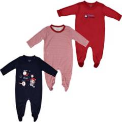 Mundo Bebé - Pijama Enteriza para Bebé X 3 Unidades