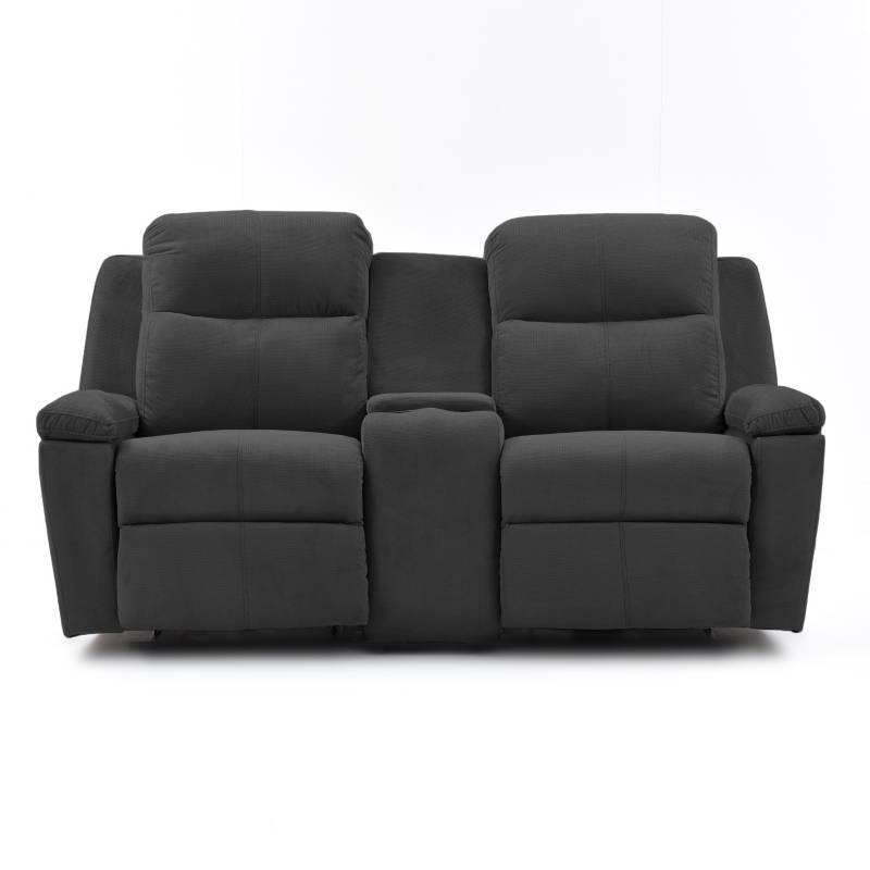 RELAX HOME Sofa Reclinable 2 Puestos Microfibra Mecánica Marsella |  Falabella.com