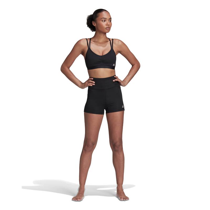 ADIDAS - Licra corta de Yoga Para Mujer Pretina Alta Adidas