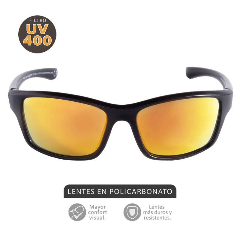 SUNTWISTER - Gafas de sol SUNTWISTERS para niño. Policarbonato negro