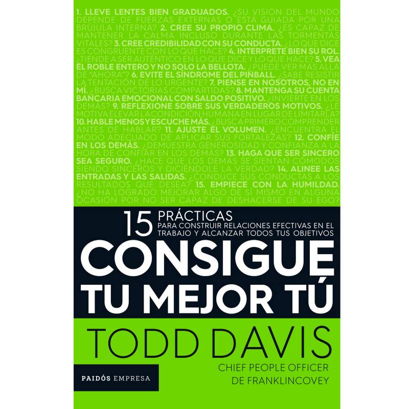 EDITORIAL PLANETA - Consigue Tu Mejor Tú - Todd Davis