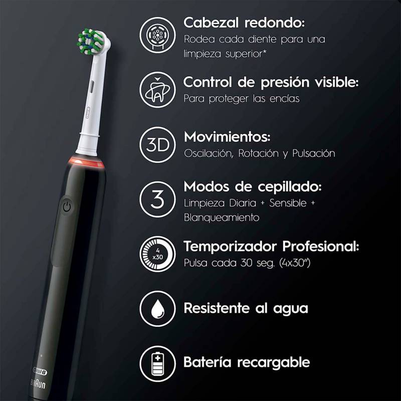 Cepillo Dental Eléctrico Pro 2000 Recargable + Cabezal, Productos