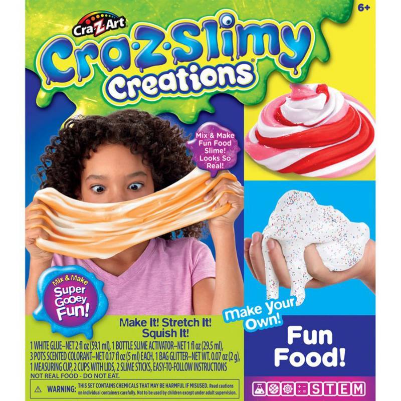 Crazy Art - Cra-Z art slimy fun food slime medium box Masa moldeable