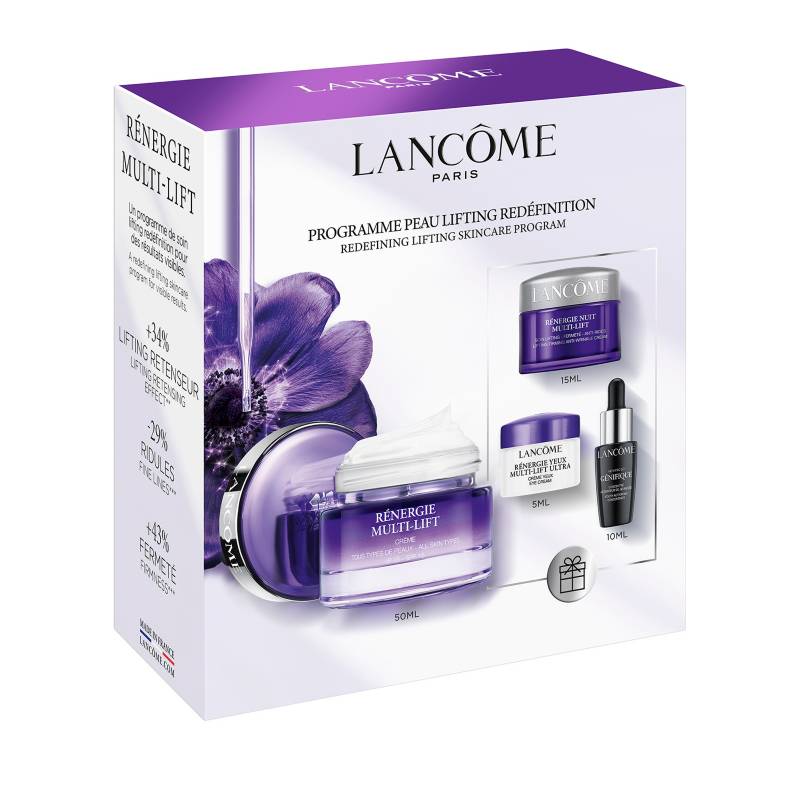 LANCOME - Set Cuidado Facial Renergie Multi Lift Lancome incluye : 4 Productos