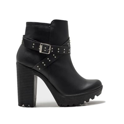 Botin Negro Modelo Cadry Viola