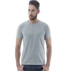Bocared - Kirk Camiseta Para Hombre Cuello Redondo Gris