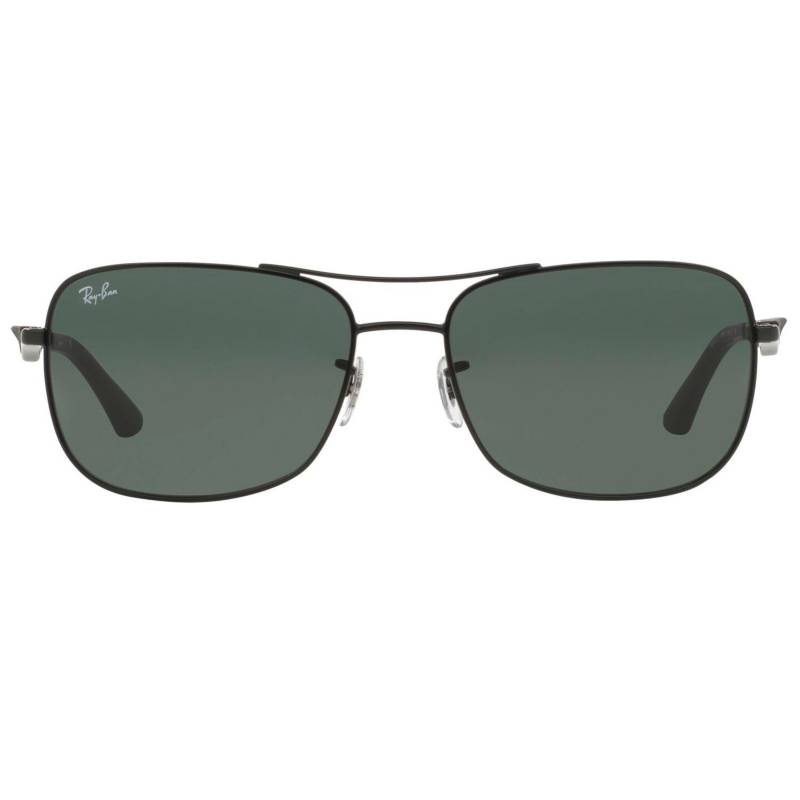 RAY BAN - Gafas de sol Ray Ban RB3515 para Hombre Marco Matte Black Lente Dark Green