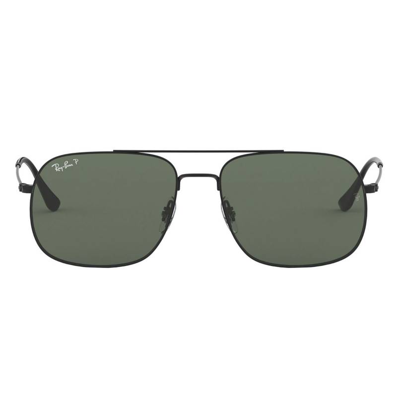 RAY BAN - Gafas de sol Ray Ban RB3595  Unisex . Marco Rubber Black Lente Dark Green 