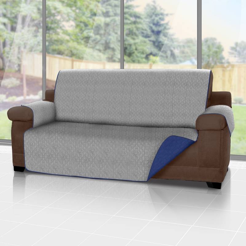 ENERGY PLUS Forro protector de sofá y muebles reversible Azul |  Falabella.com