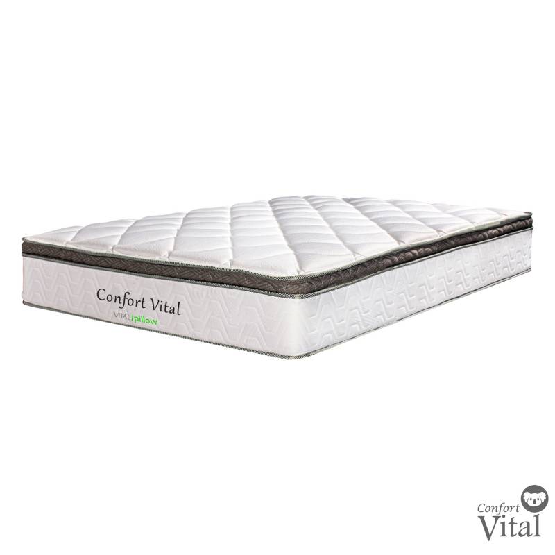Confort Vital - Colchón Confort Vital Doble Pillow Intermedio