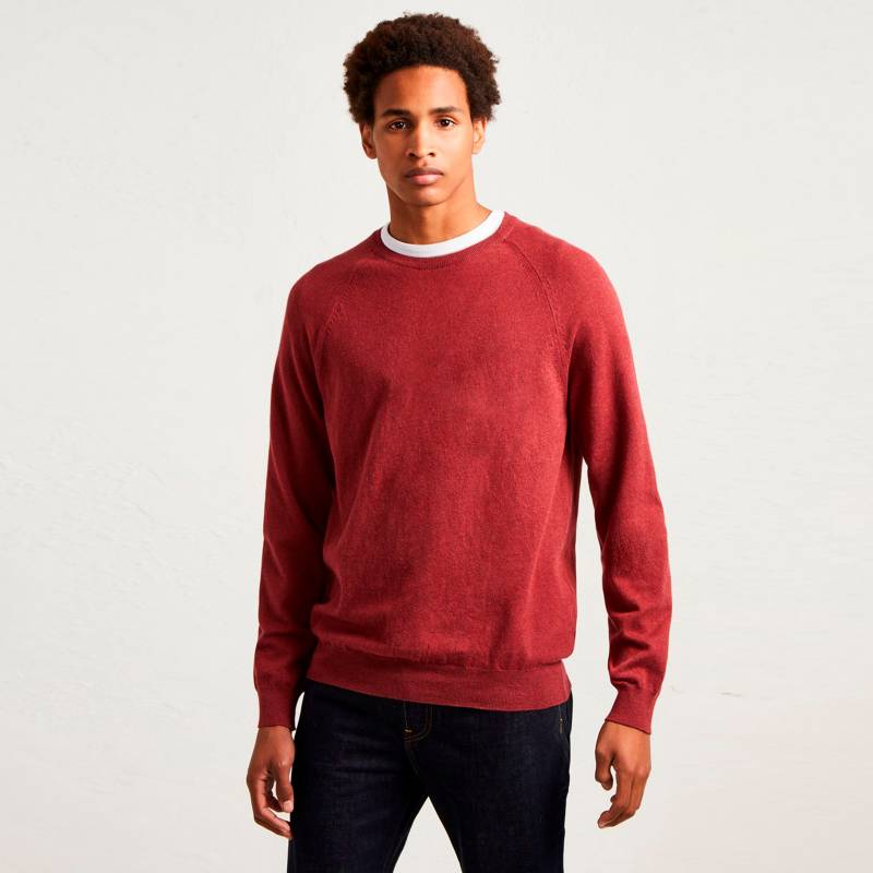 FRENCH CONNECTION - Sweater Stretch Crew Rojo
