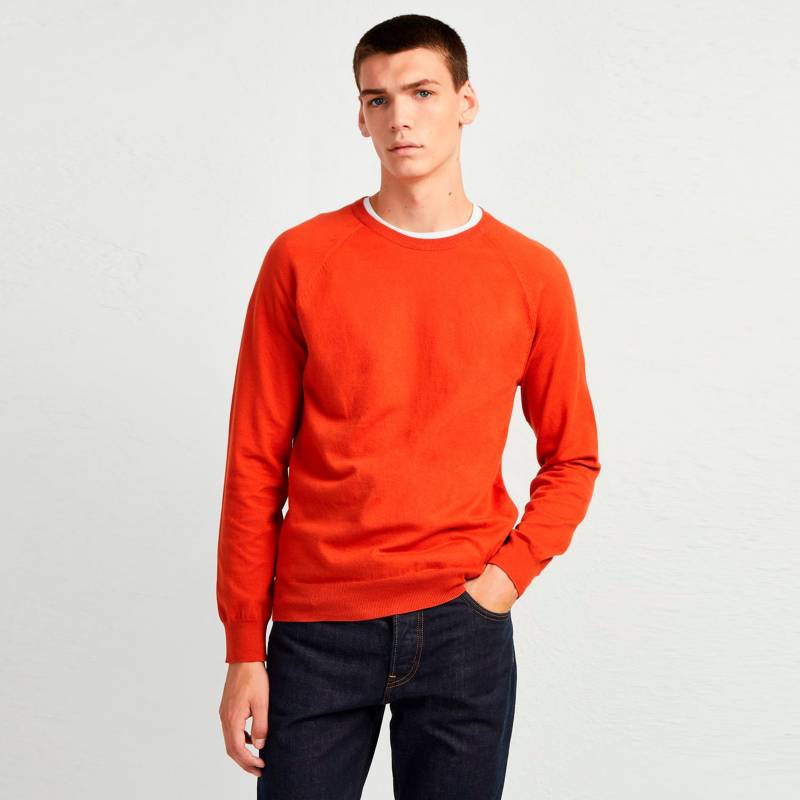 FRENCH CONNECTION - Sweater Stretch Crew Naranja