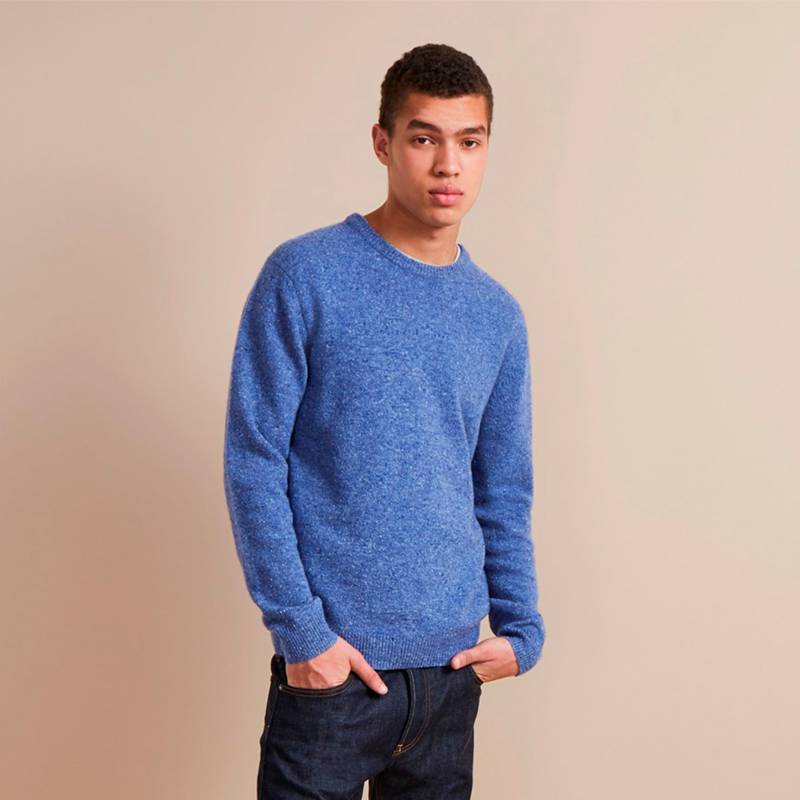 French Connection - Sweater Simple Donegal Azul