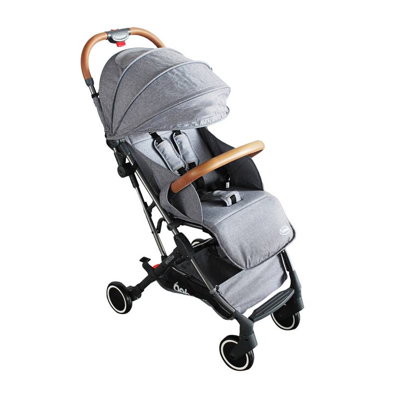 BEBESIT - Coche para bebé Bebesit Sprin Flex Cuatro ruedas Gris Compacto para Viaje