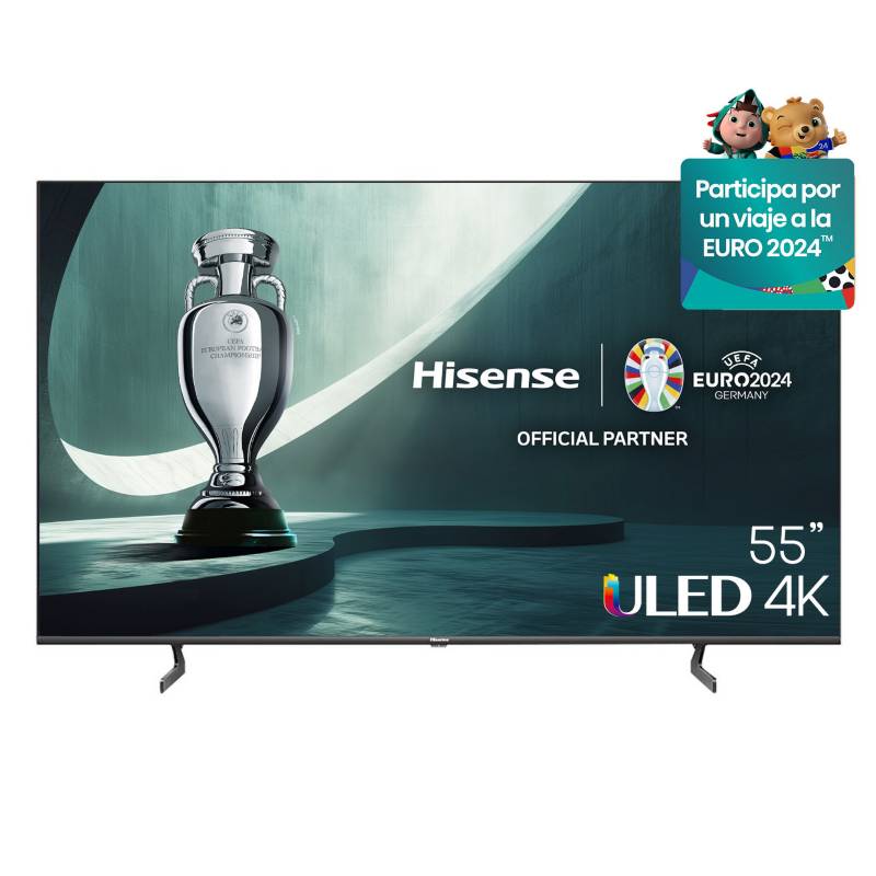 Hisense - Televisor Hisense 55 Pulgadas ULED 4K Ultra HD Smart TV