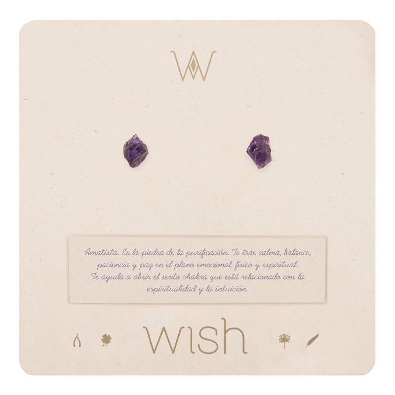 WISH - Aretes Wish Amatista