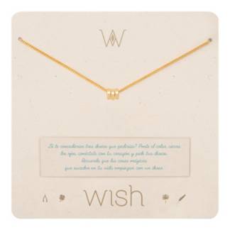 Wish - Collar Wish Oro 3 Argollas