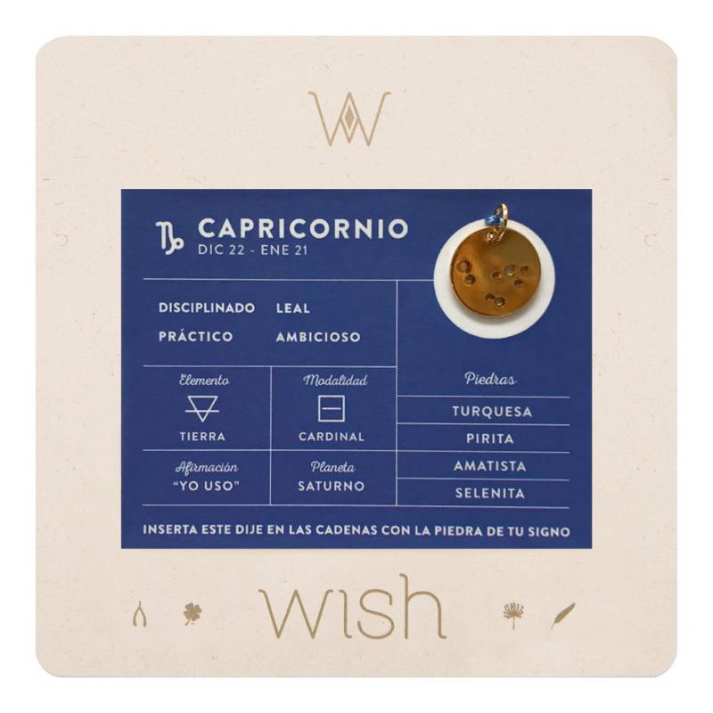 WISH - Dije Wish Capricornio